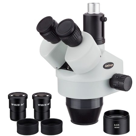 Amscope 3.5X-45X Trinocular Zoom Stereo Microscope Head SM3545T